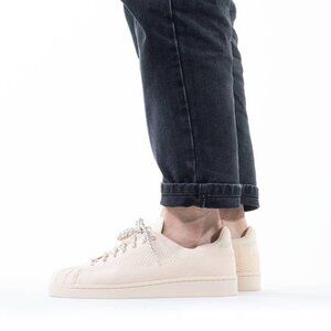 Adidas x Pharrell Williams S42931 Superstar Primeknit Sneaker Shoe Cream